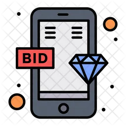 Online Bid  Icon