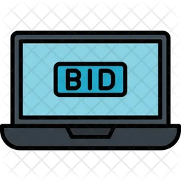 Online Bid  Icon