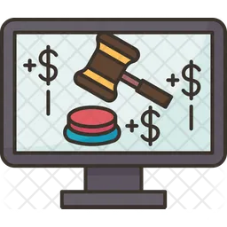 Online Bid  Icon