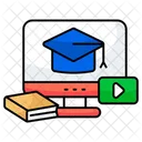 Online Bildung Online Studium Online Lernen Icon