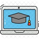 Online-Bildung  Symbol