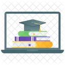 Online Bildung Virtuelle Bildung Fernunterricht Symbol