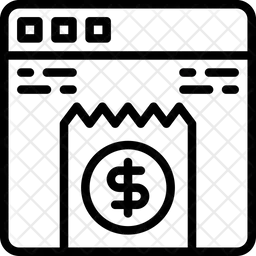 온라인 청구서 영수증  아이콘