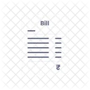 Online Bill Rupees  Icon