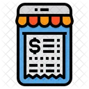 Online Billing Bill Invoice Icon