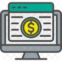 Online Billing Billing Currency Icon