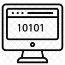 Bildschirm Webbrowser Binar Symbol