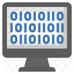 Online Binary Code  Icon