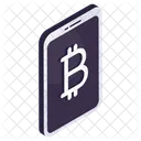 Online Bitcoin Cryptocurrency Online Crypto Icon