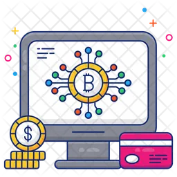 Online Bitcoin  Icon