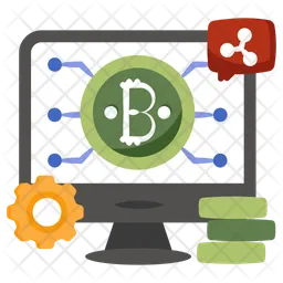 Online Bitcoin  Icon