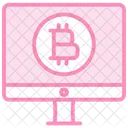 Bitcoin Wallet Duotone Line Icon Icon