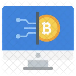 Bitcoin on-line  Ícone