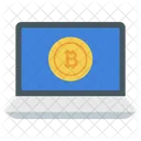 Online Bitcoin Bitcoin Website Digital Currency Icon