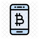 Mobile Bitcoin Cyrpto Icon