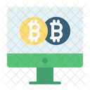 Online Bitcoin  Icon