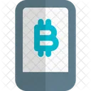Smartphone Bitcoin Icon