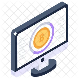 Online bitcoin  Symbol