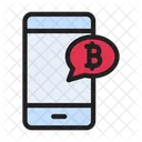 Online Bitcoin Bitcoin Market Icon