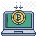 Online Bitcoin Bitcoin Bitcoin Account Icon
