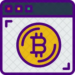 Online bitcoin  Symbol