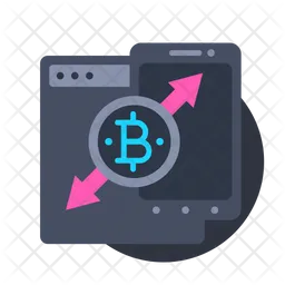 Online Bitcoin  Icon