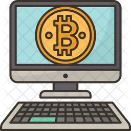 Online Bitcoin  Icon