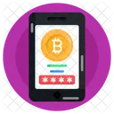 Bitcoin Password Online Account Online Bitcoin Account Icon