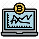 Online Bitcoin Analysis Data Analysis Analysis Icon