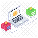 Digital Business Online Bitcoin Business Online Business Icon