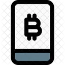 Smartphone Bitcoin Icon