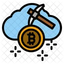 Online Bitcoin Mining  Icon