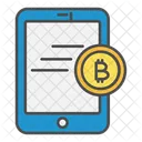 Payment Bitcoin Mobile Icon