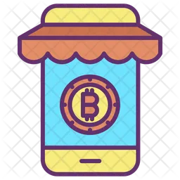 Online Bitcoin Shop  Icon