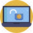 Online Bitcoin Unlock  Icon
