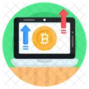 Online-Bitcoin-Wachstum  Icon