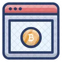 Online-Bitcoin-Website  Symbol
