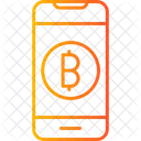 Online-Bitcoin-Zahlung  Symbol