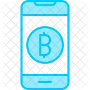 Online-Bitcoin-Zahlung  Symbol