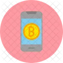 Online-Bitcoin-Zahlung  Symbol