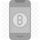 Online-Bitcoin-Zahlung  Symbol