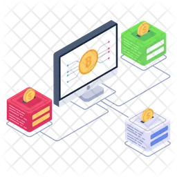 Online Bitcoins  Icon