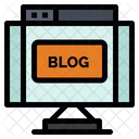 Online Blog  Icon