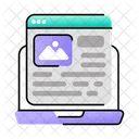 Online Blog Blog Blogging Icon