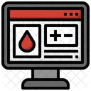 Online Blood Report Icon