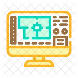 Online Blueprint  Icon