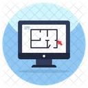Online Blueprint  Icon
