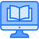 Online Book E Book Online Learning Icon