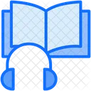 Online Book Online Education Headphone Icon