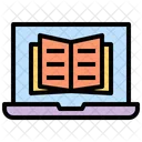 Online Book E Book E Learning Icon